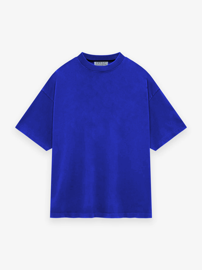 ROYAL BLUE OVERSIZED T-SHIRT [UNISEX]