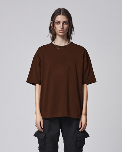 MOCHA OVERSIZED T-SHIRT [UNISEX]