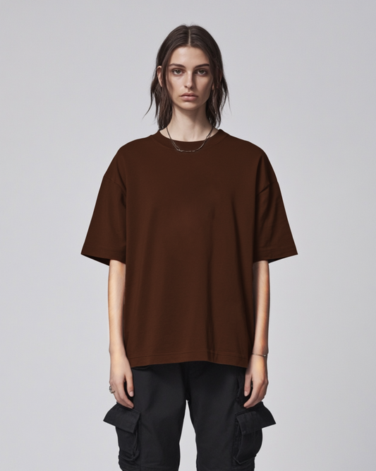 MOCHA OVERSIZED T-SHIRT [UNISEX]