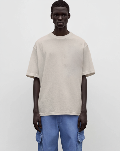 IVORY SAND OVERSIZED T-SHIRT [UNISEX]