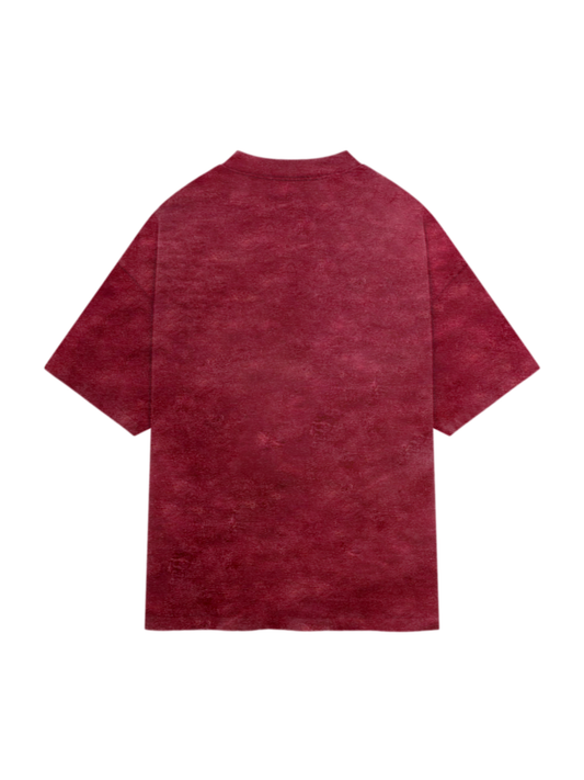 VINTAGE RED OVERSIZED T-SHIRT [UNISEX]